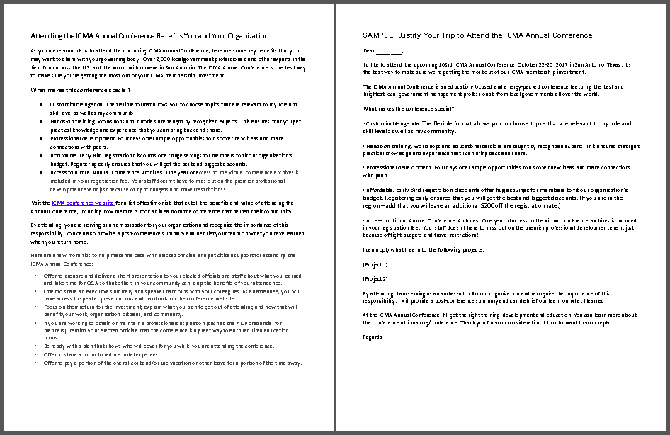 Attending the Annual Conference Benefits You and Your Organization